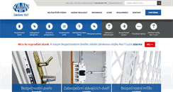 Desktop Screenshot of bezpecnostni-dvere-mrize-kavan.cz